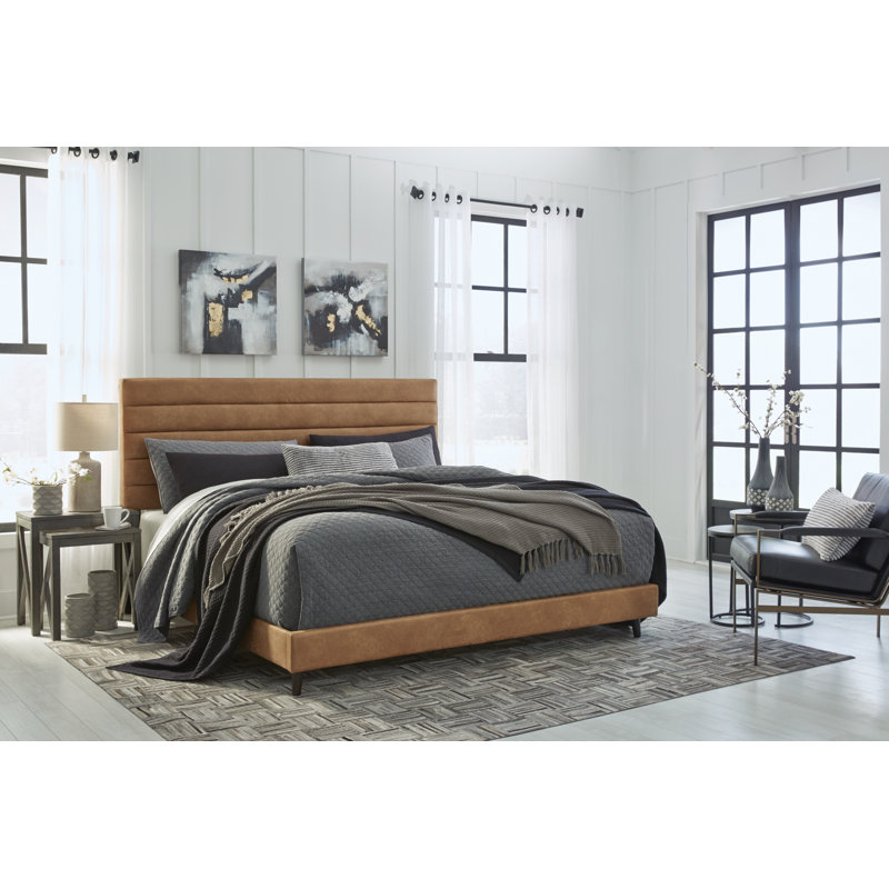 Signature Design by Ashley Vintasso Queen Upholstered Platform Bed & Reviews Wayfair